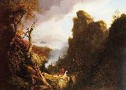 Thomas Cole Indian Sacrifice, Kaaterskill Falls and North South Lake France oil painting artist